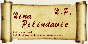 Mina Pilindavić vizit kartica